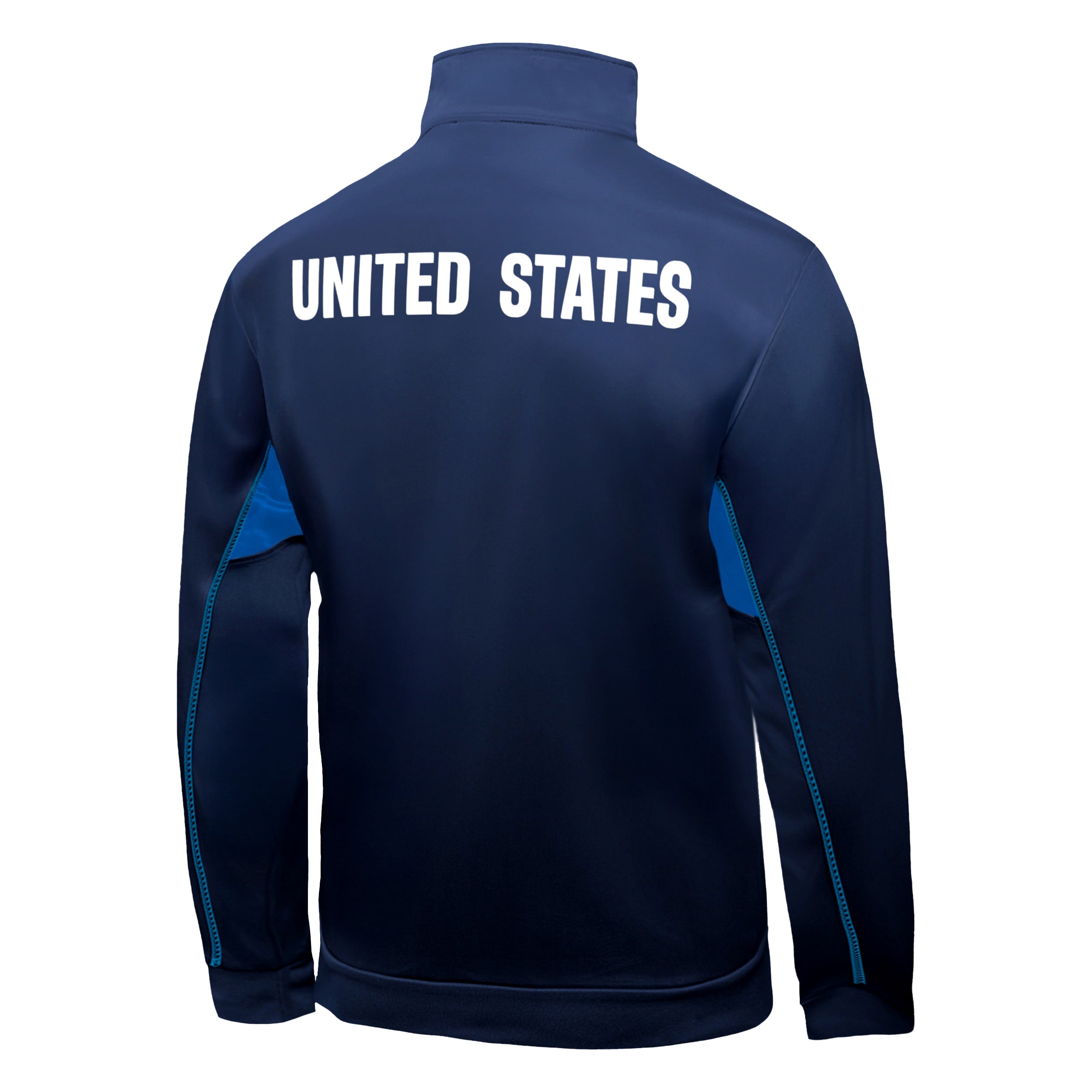 US Men's National Team Track Jacket Blue Back