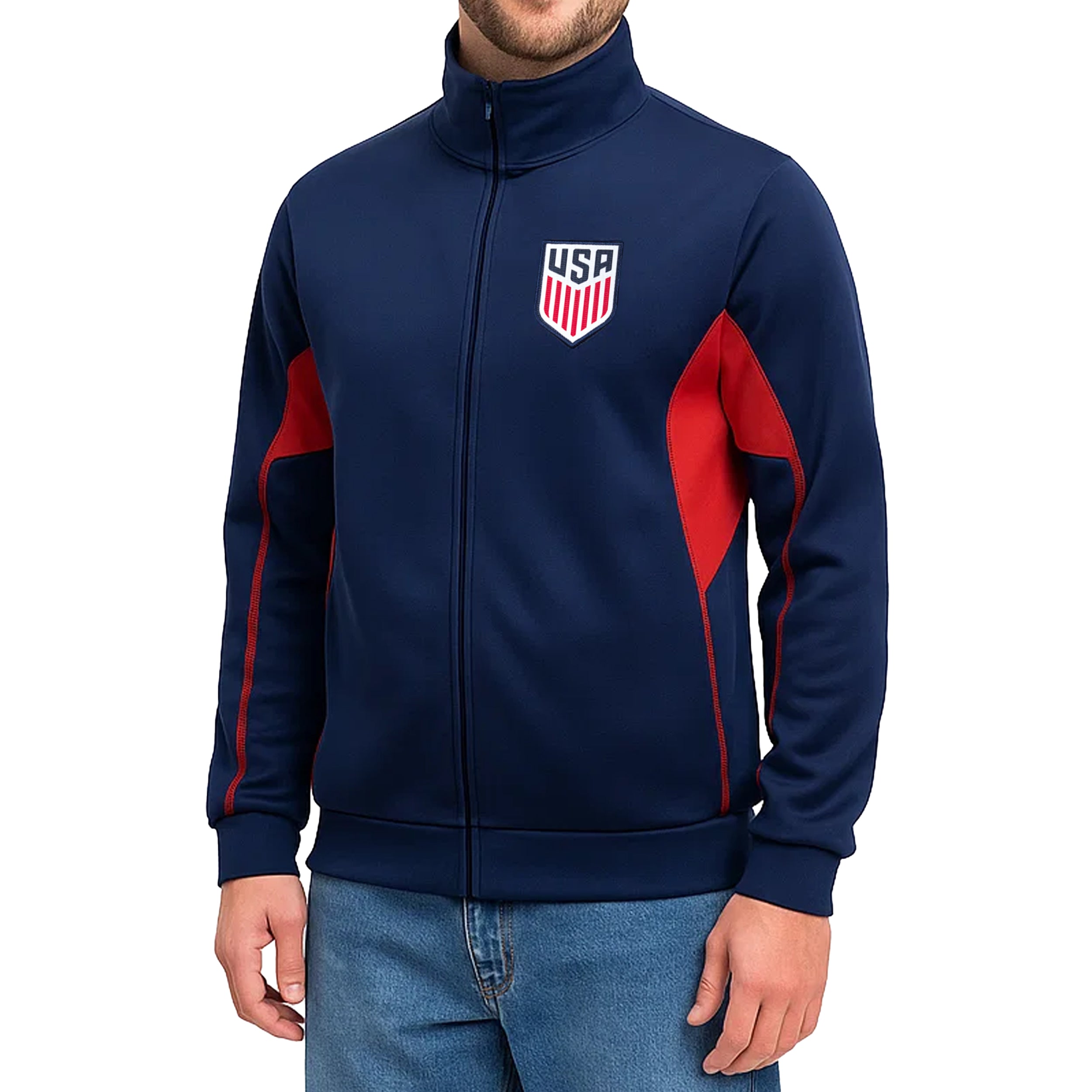 US Men's National Team Track Jacket Red Model