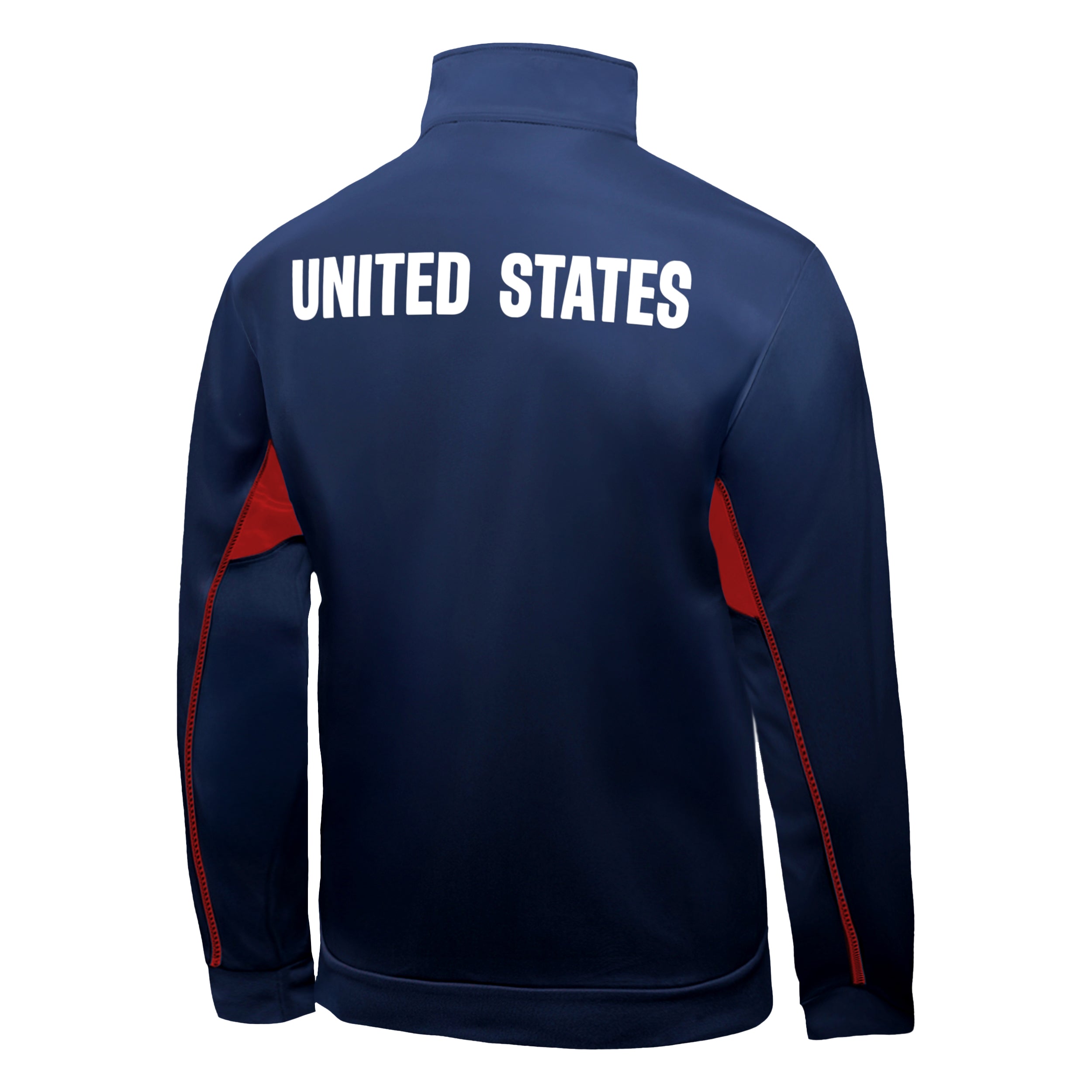 US Men's National Team Track Jacket Red Back