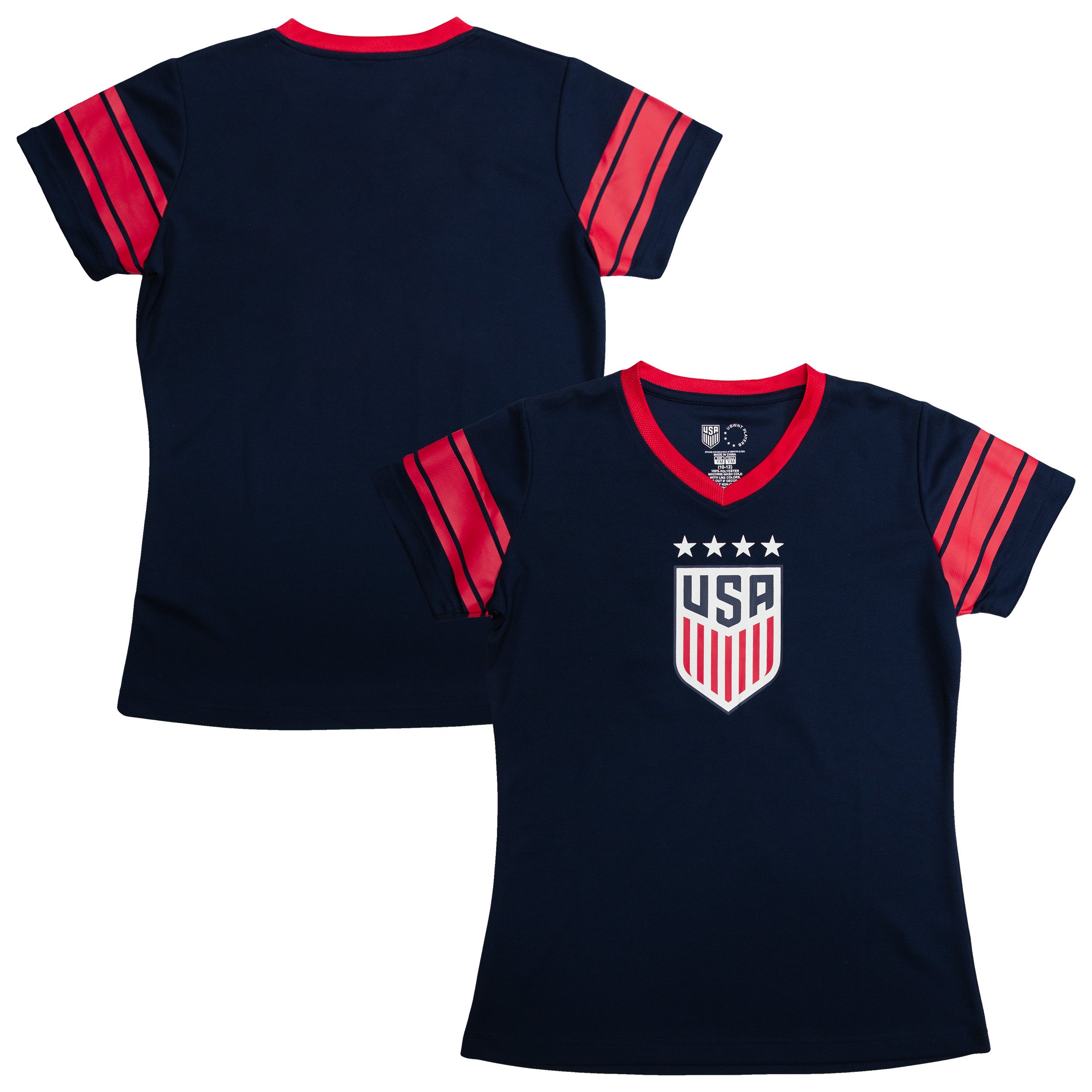 US Women's National Team Shirt Front Back