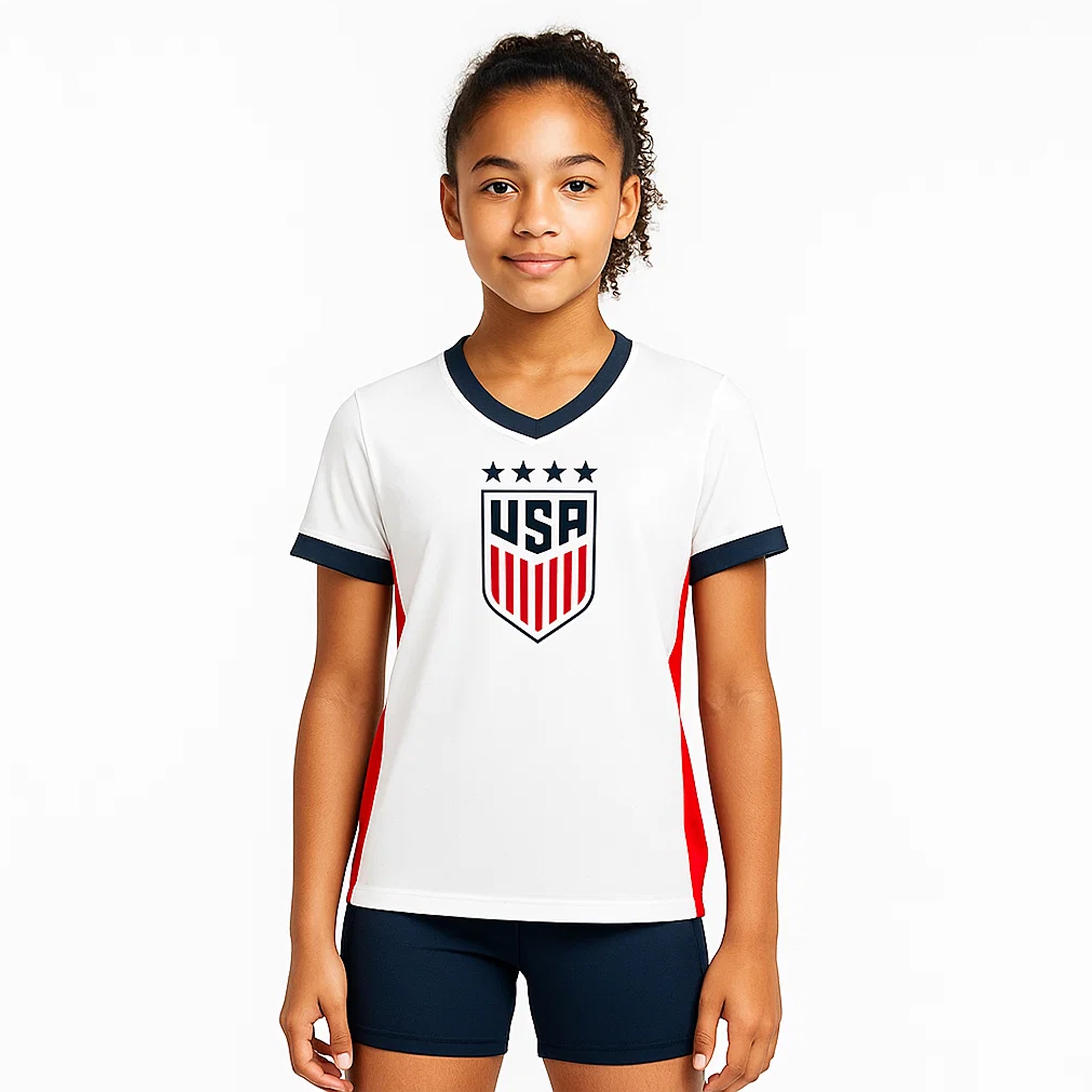 White US Women National Team Shirt Model Youth