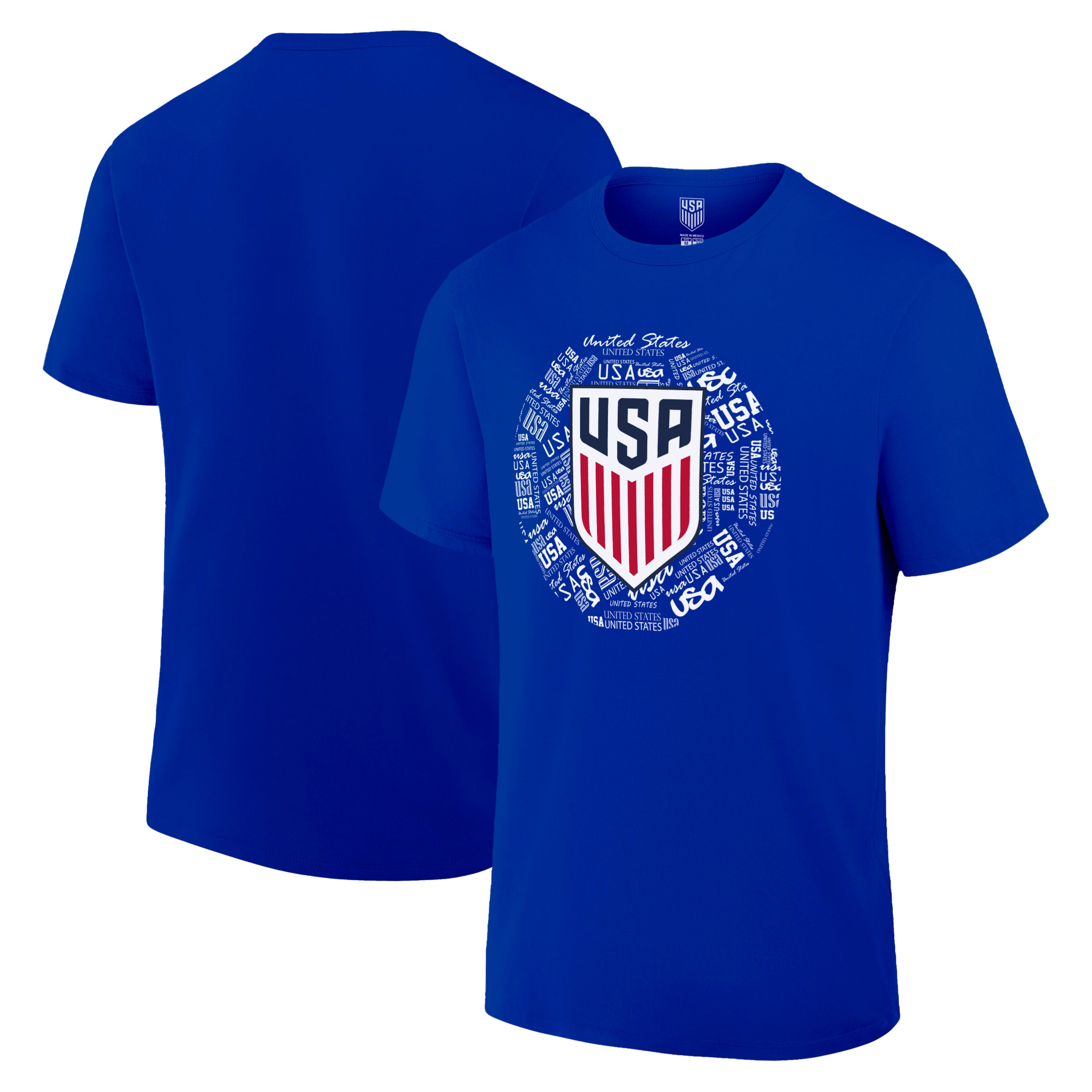 US Soccer Shirt Front Back