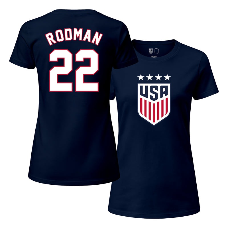 US Women's National Team Trinity Rodman Cotton T-Shirt - WNT67WCT