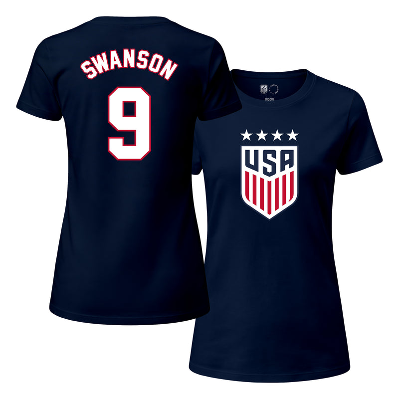 US Women's National Team Mallory Swanson Cotton T-Shirt - WNT67WCT-SWA