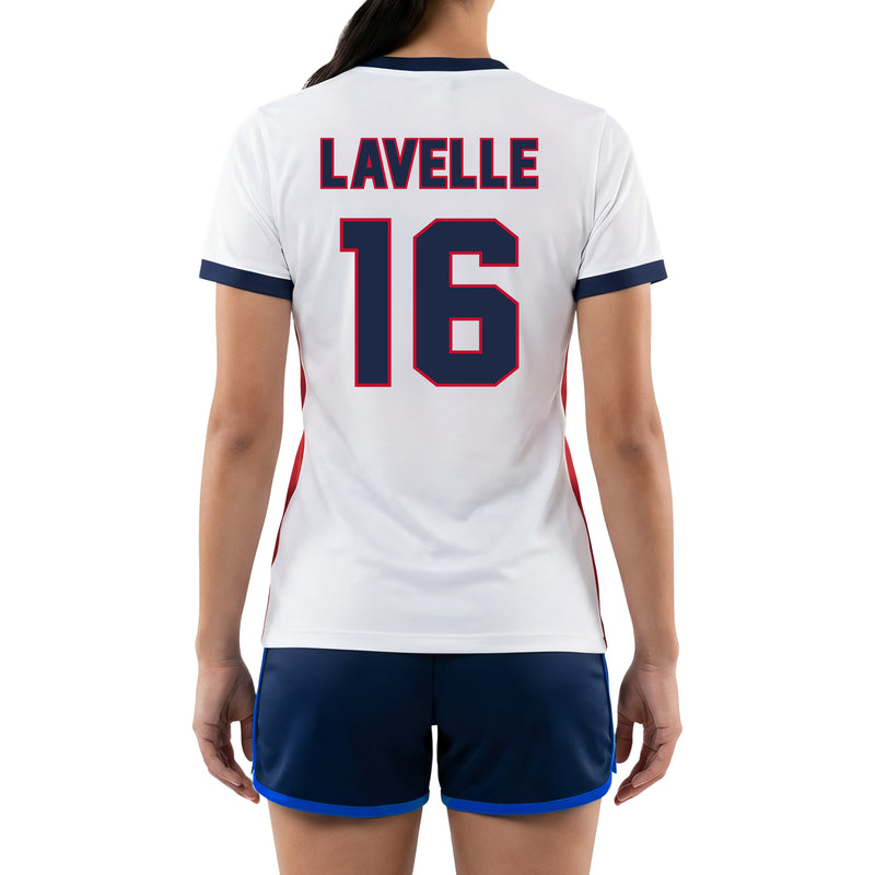 white/red jersey
