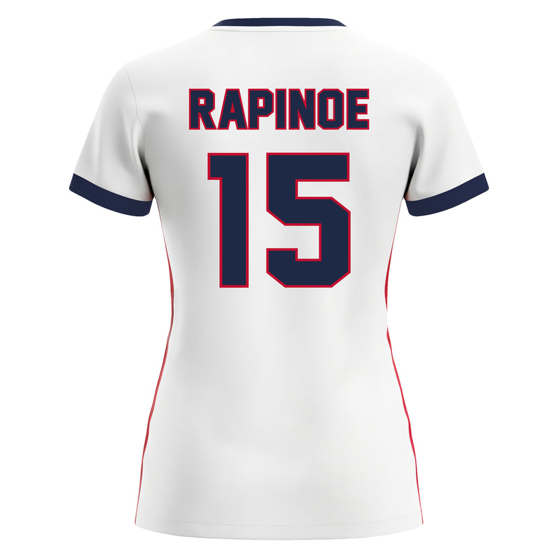 white/red jersey