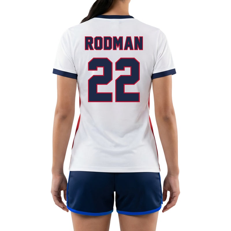 white/red jersey