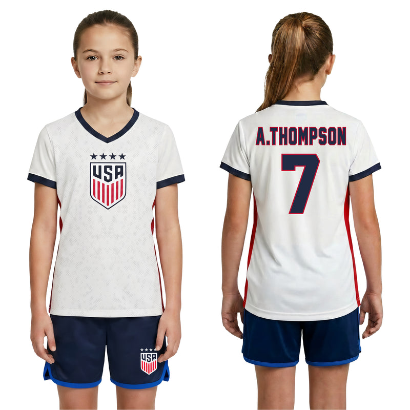 US Women's National Team Alyssa Thompson Game Day Shirt-  WNT81GD-WR2-THO-2