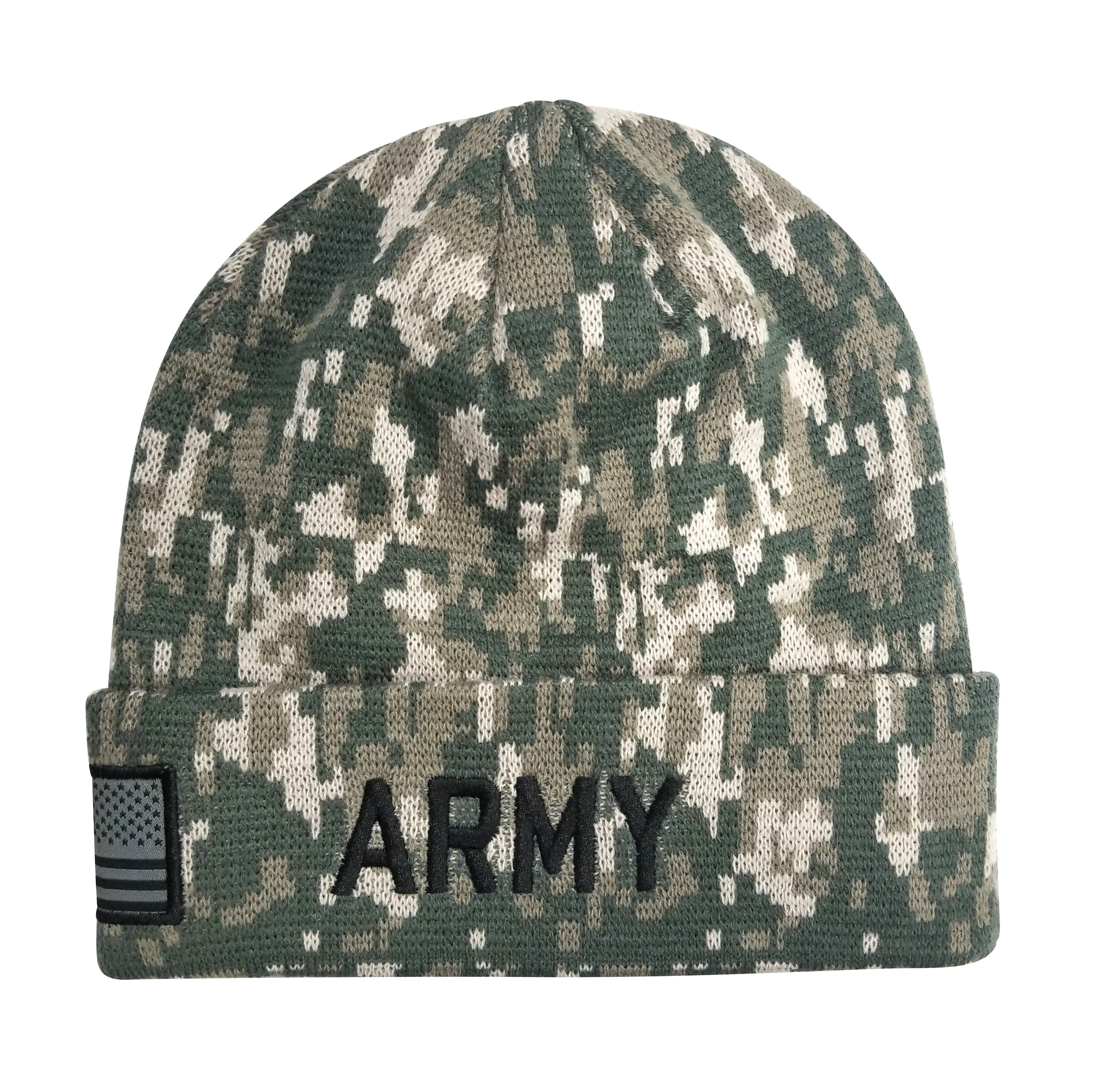 U.S. Army Digital Camo Cuffed Beanie by Icon Sports