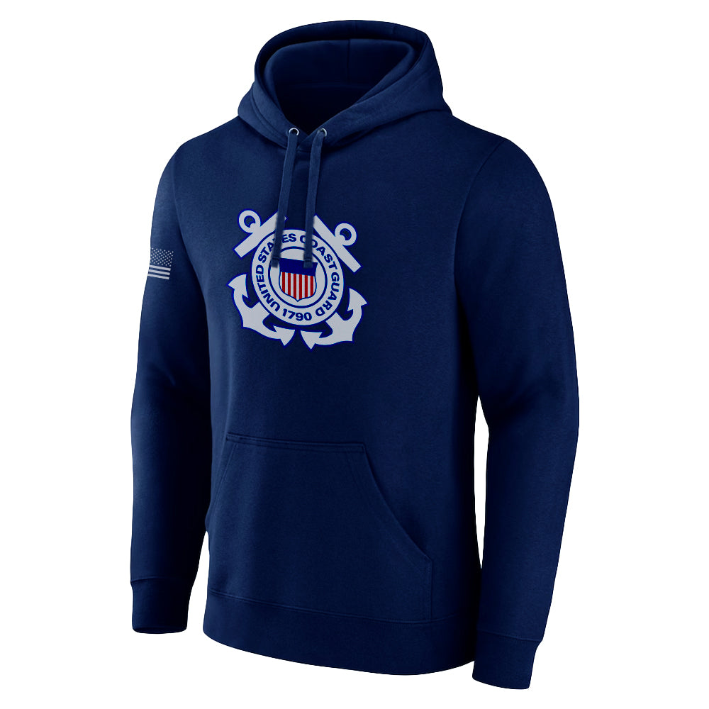 U.S. Coast Guard Adult Logo Pullover Hoodie