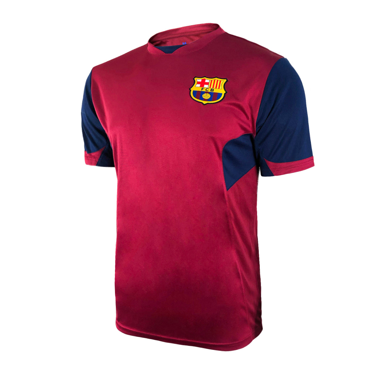 FC Barcelona Raglan Game Day Striker Shirt - Burgundy by Icon Sports