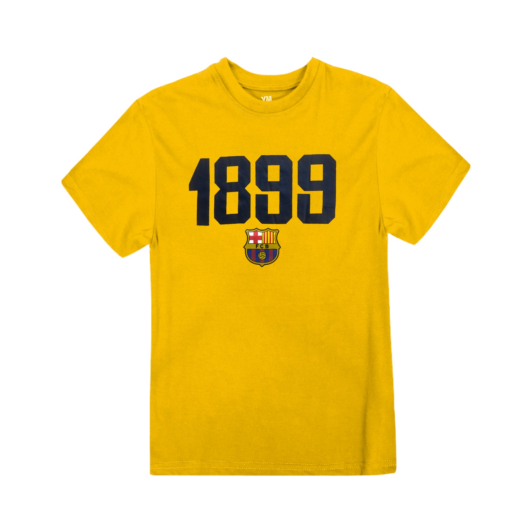 FC Barcelona 1899 Youth T-Shirt - Yellow by Icon Sports