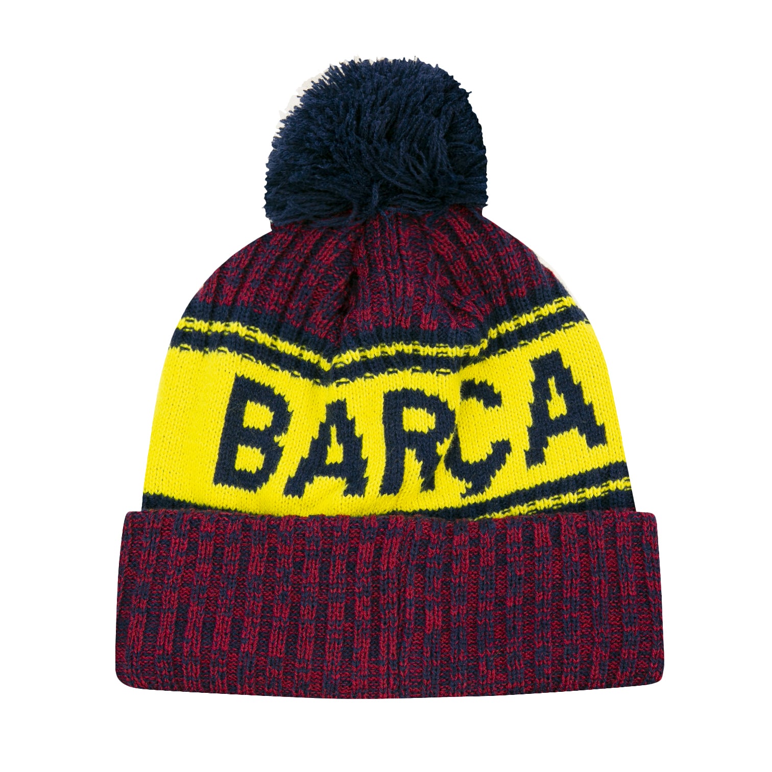 FC Barcelona Crowned Pom Beanie by Icon Sports