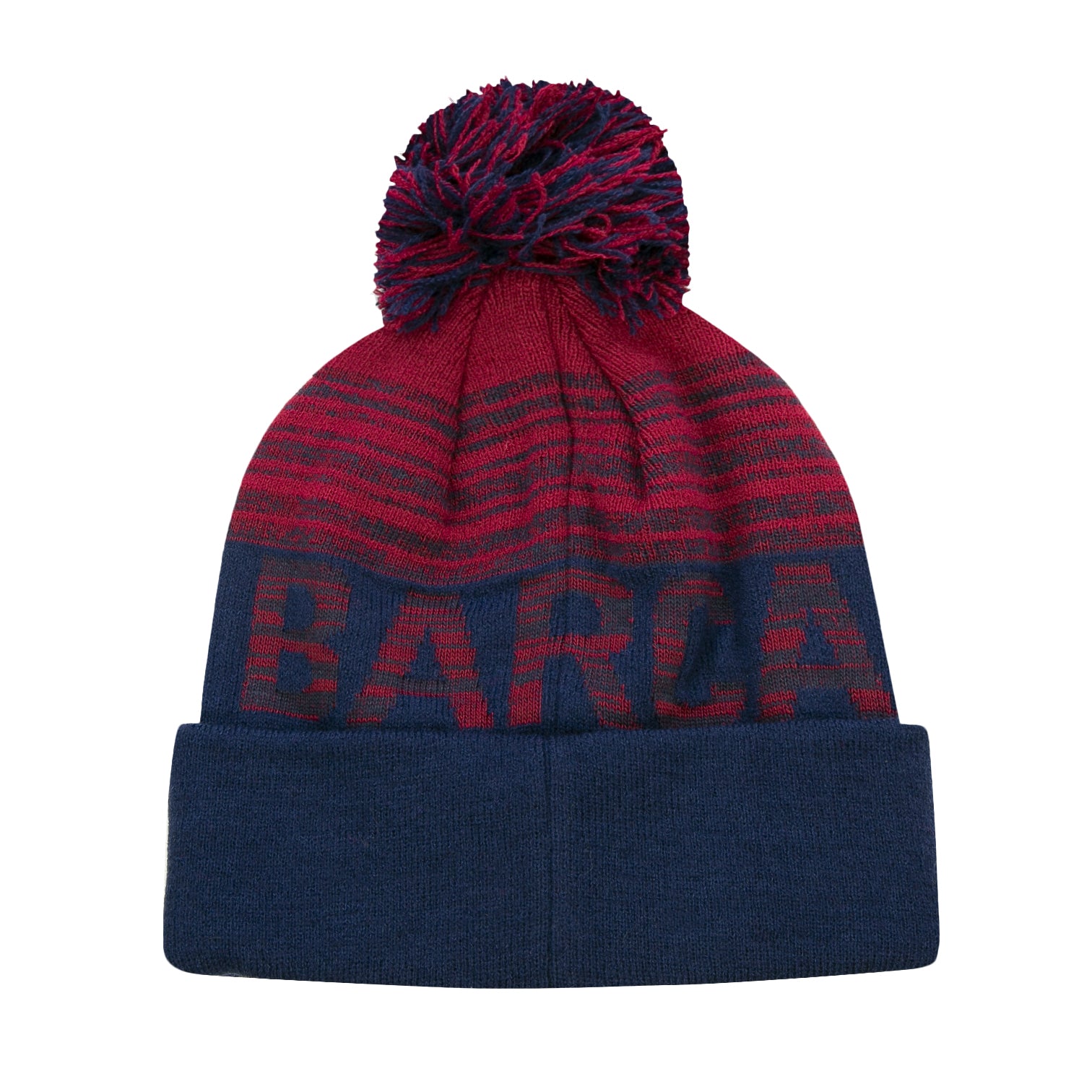 FC Barcelona Shade Bar??a Pom Youth Beanie by Icon Sports