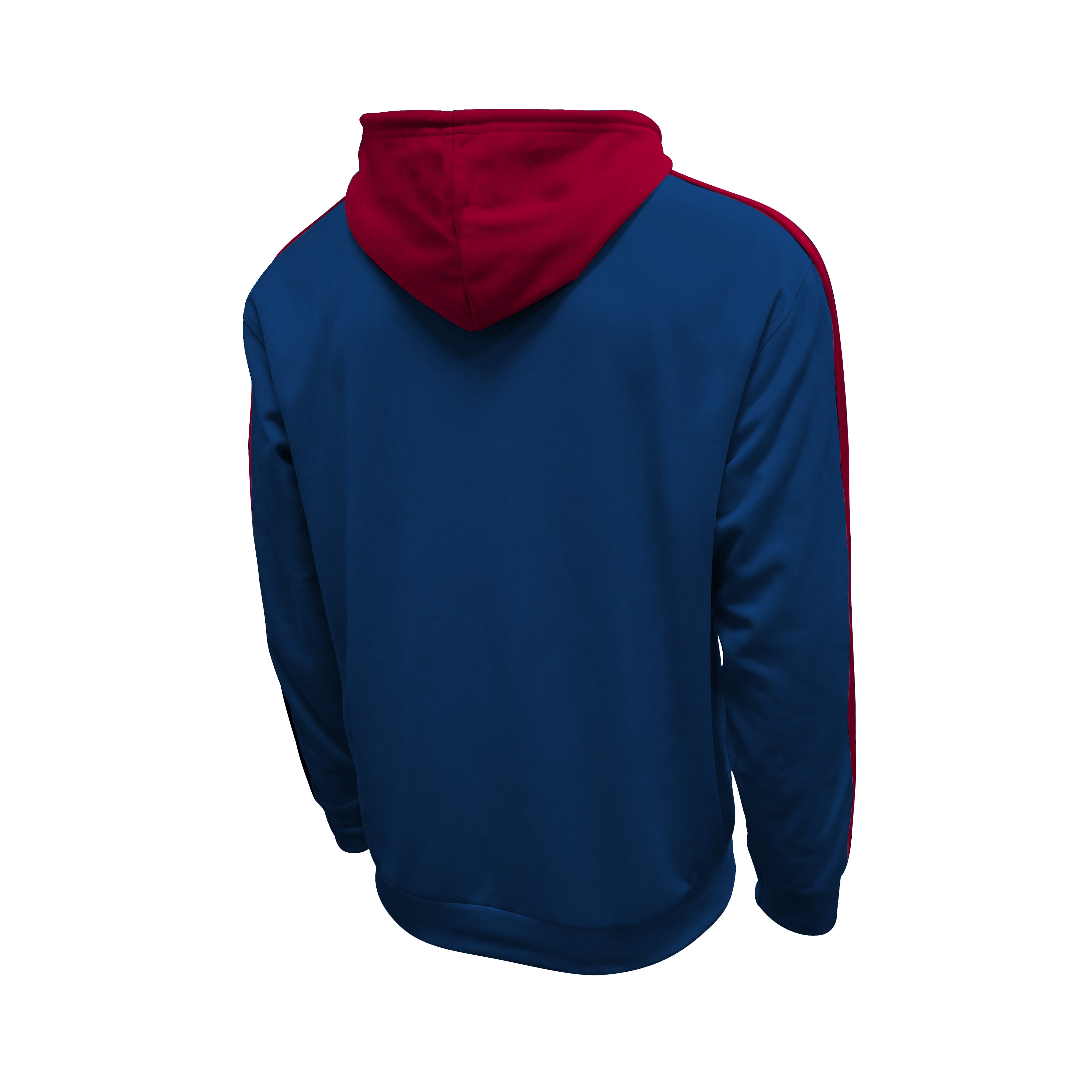 FC Barcelona Side Step Pullover Hoodie - Navy by Icon Sports