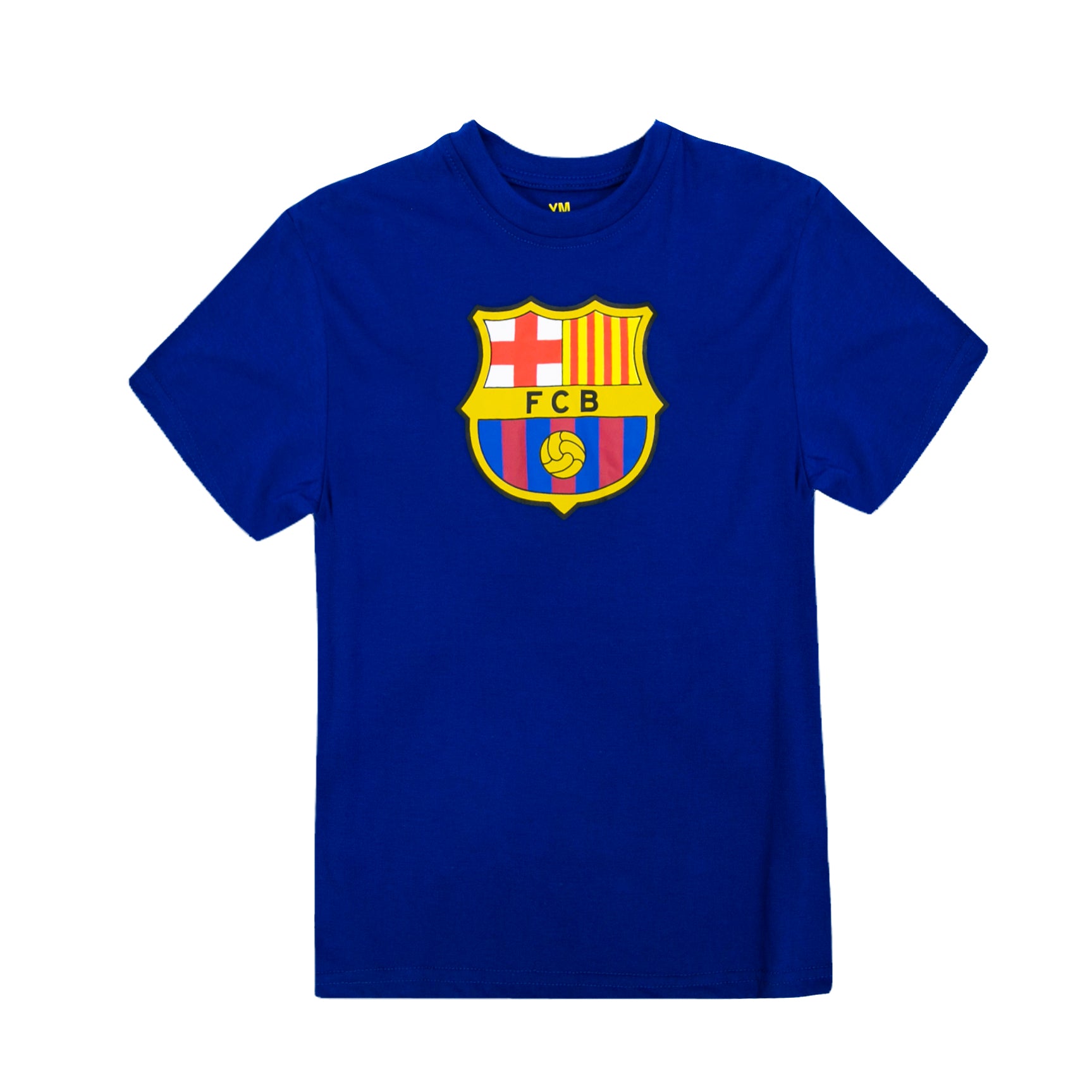 FC Barcelona Logo Youth T-Shirt - Navy by Icon Sports