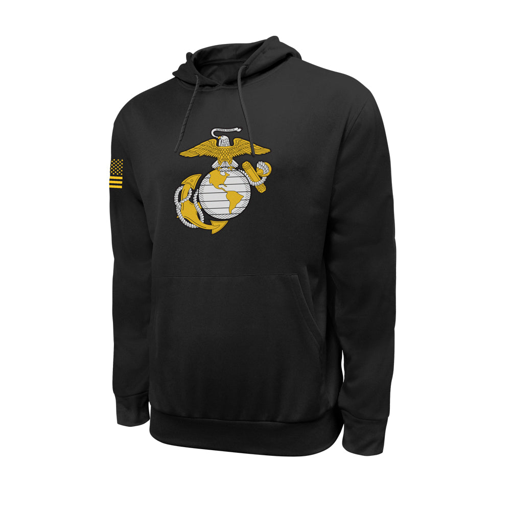 U.S. Marines Logo Adult Pullover Hoodie