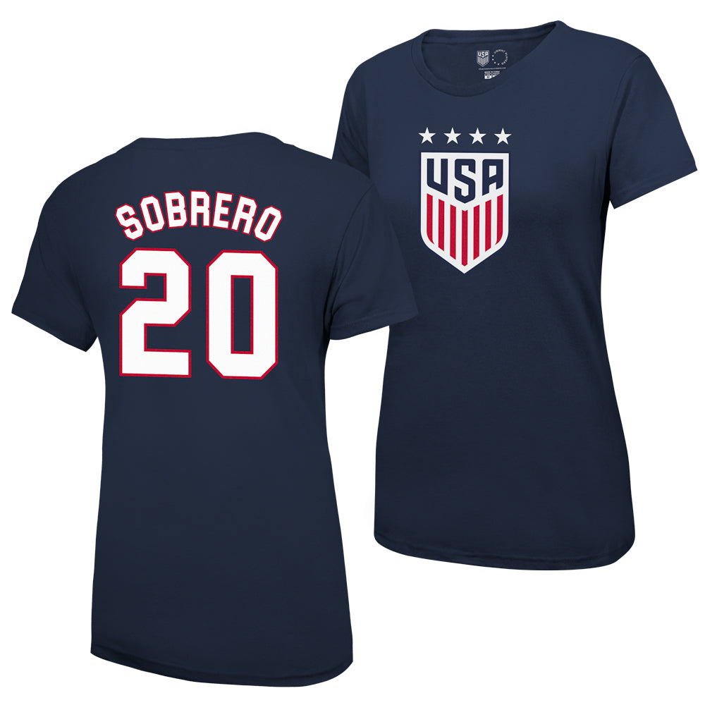 Kate Sobrero 1999 USWNT Women's 4 Star T-Shirt