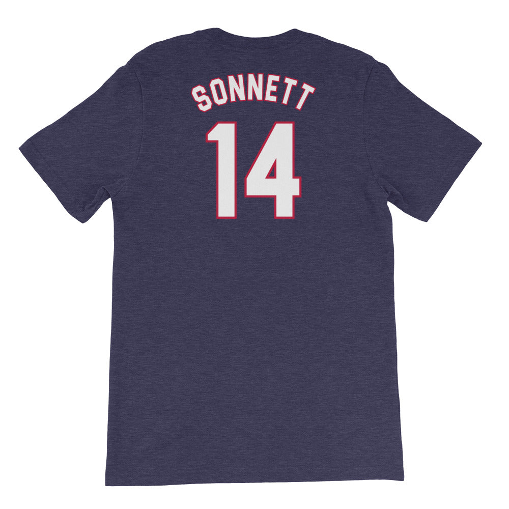 Emily Sonnett USWNT 4 Star Unisex T-Shirt by Icon Sports