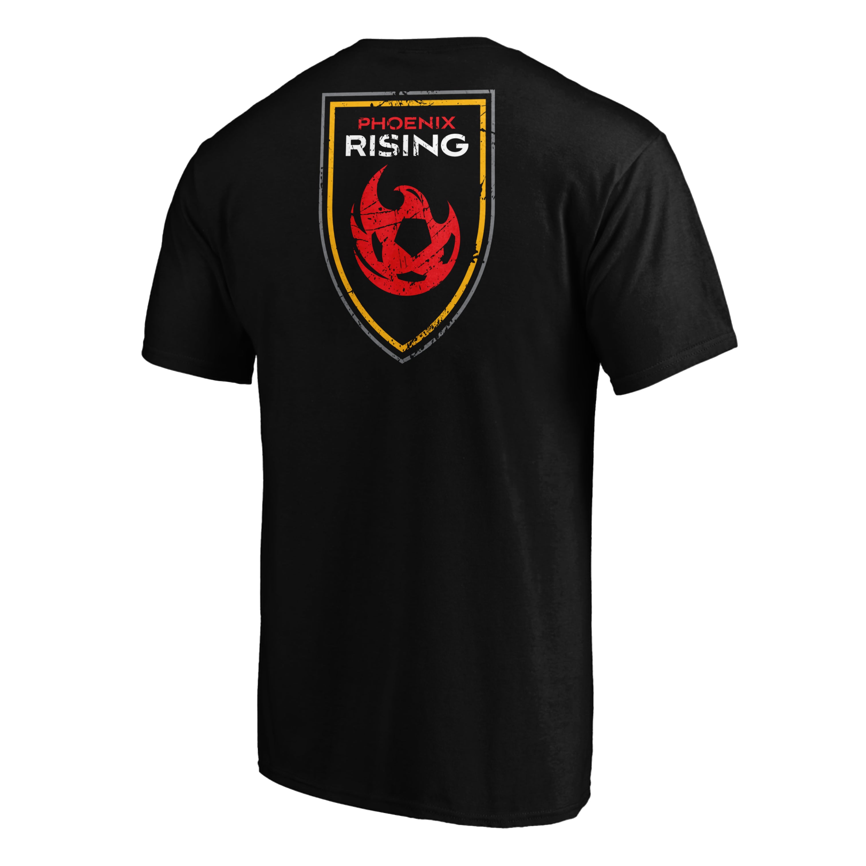 phoenix rising fc adult men's graphic t shirt in black